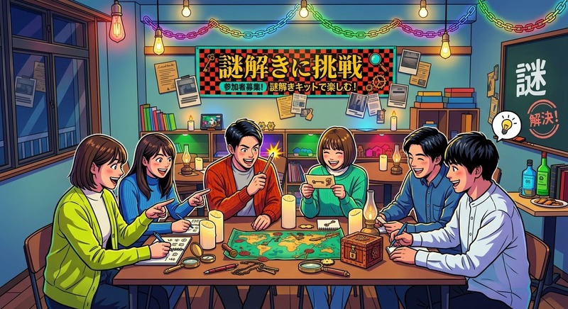 【ひらめき×爽快🔍】ワクワク謎解きナイト✨