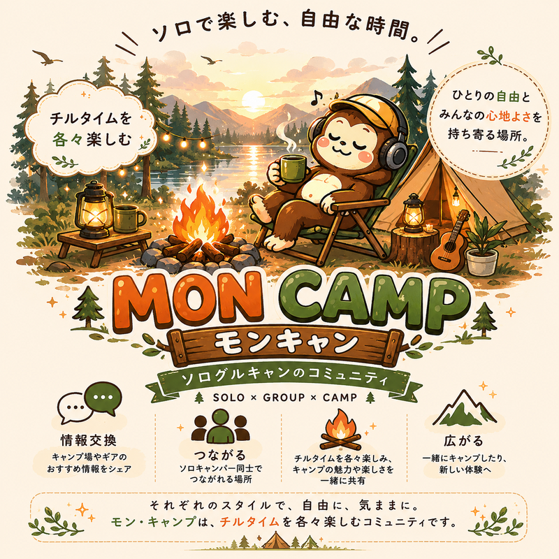 【10/24(土),25(日)千葉いすみ×ソログルキャン🏕️】女性&初心者歓迎♪第1回‘‘少人数限定’’チルタイム🌲