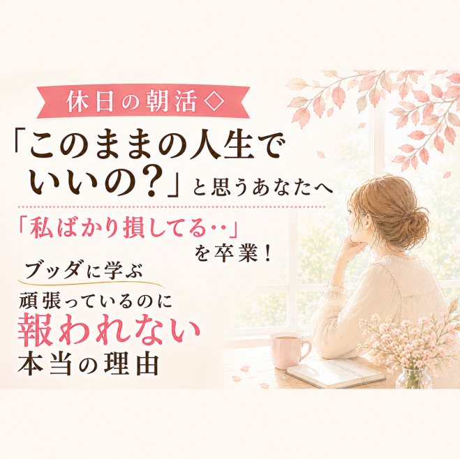 【9/26(土)朝活◇梅田開催】『頑張ってるのに報われない』理由を梅田で学んでみませんか