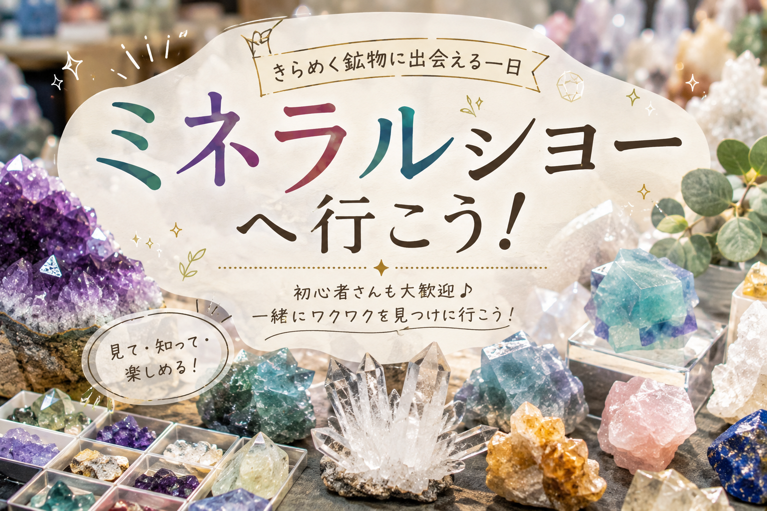 【玉川高島屋SC】ミネラルショーへ参加しよう✨