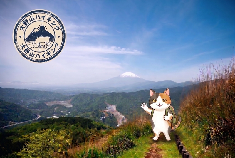 牧歌的な風景と圧倒的な眺望 大野山