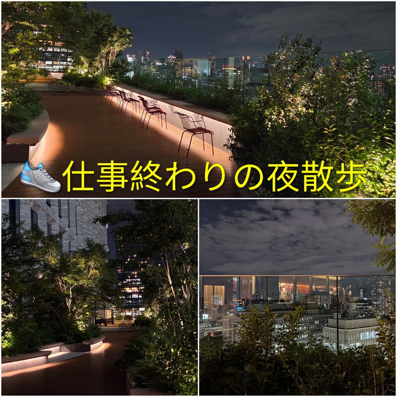 👟仕事終わりの夜散歩.西梅田~中之島👟
