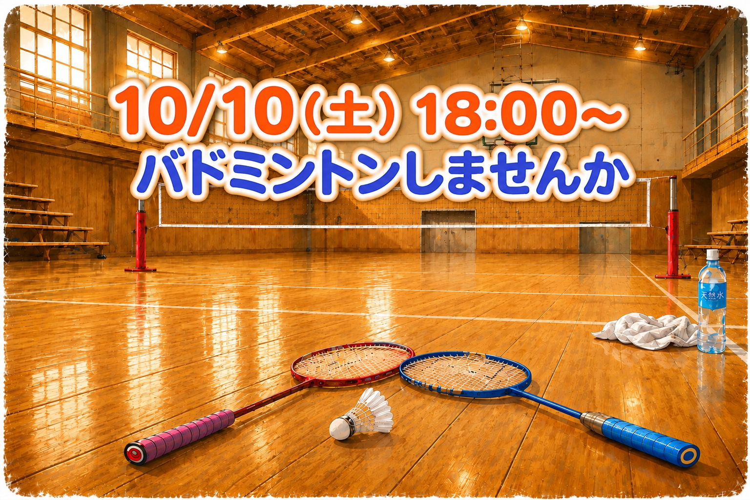 未経験歓迎✨️バドミントンしませんか🏸