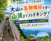 【神奈川・大山🗻】4000段以上！階段好き集まれ！朝活階段チャレンジ＆絶景！体力UPハイキング企画
