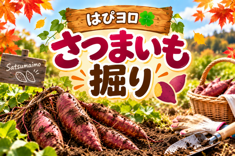 【40〜50代たまに60代】大人の秋の遠足🍂さつまいも掘りほり