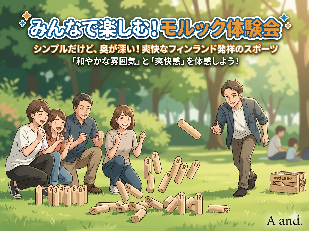 【シンプルなのに奥が深い！モルックを楽しもう！初心者歓迎🔰)】