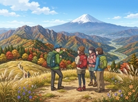 すすき越しの富士山の絶景を眺めよう！⛰大野山ハイキング