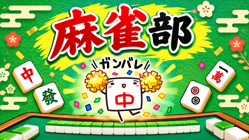 【はぴヨロ🍀麻雀部】休日は麻雀でしょ🀄️