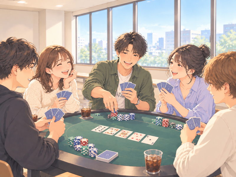 初めてのポーカー〜いつものボードゲーム会