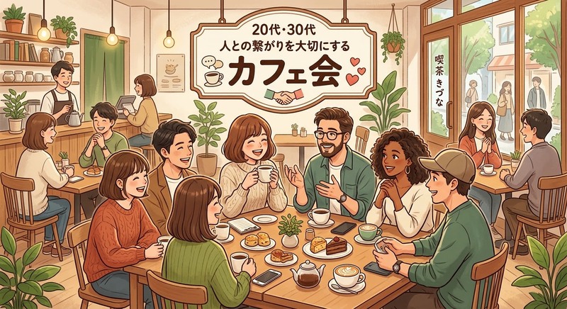 ☕️✨ 20・30代カフェ仲間募集｜いろんな人と話してみませんか？