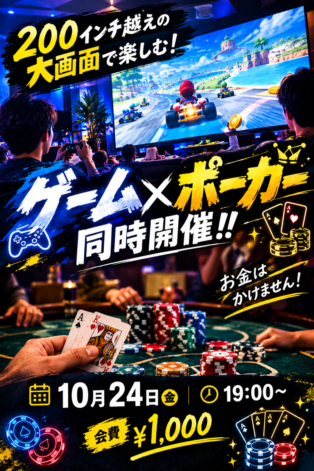 ゲーム🎮×ポーカー♣️コラボイベント