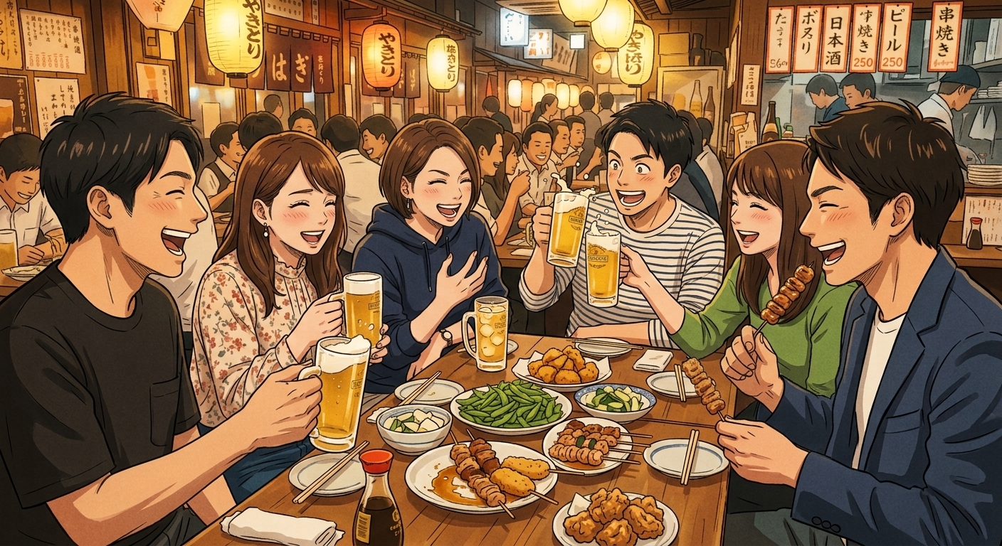 【浦和・20〜30代】一人参加歓迎|少人数でゆるく友達づくり夜飲み会