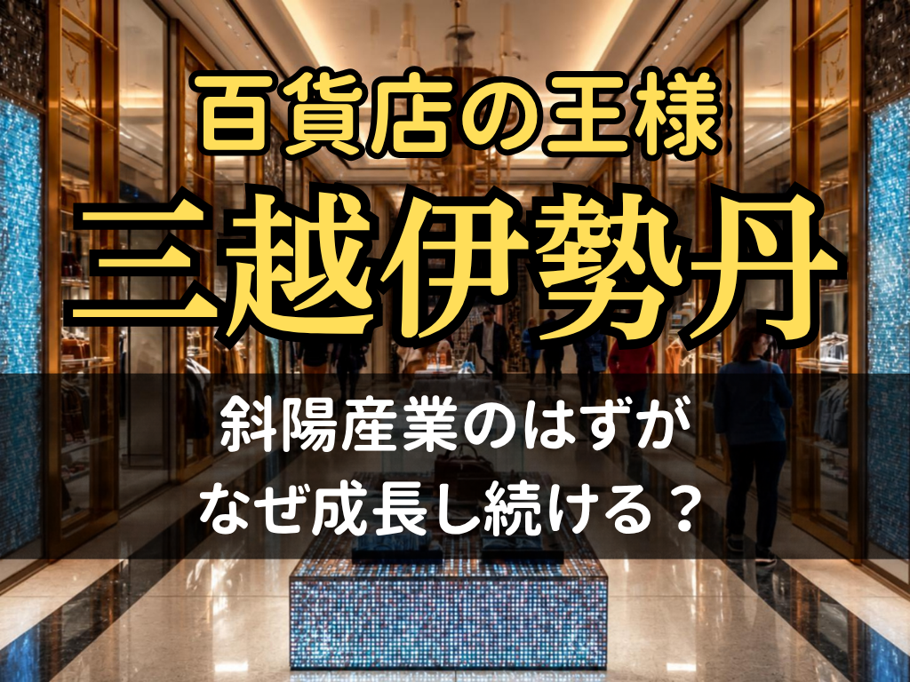 百貨店の王様、三越伊勢丹を語る【カフェ勉強会】