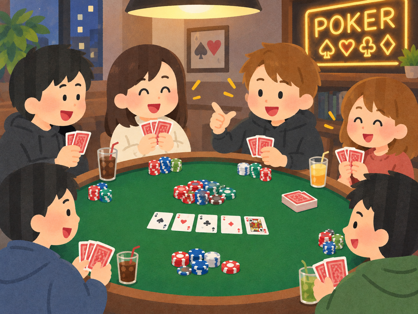 平日の夜にゆるっとポーカーを楽しむ会