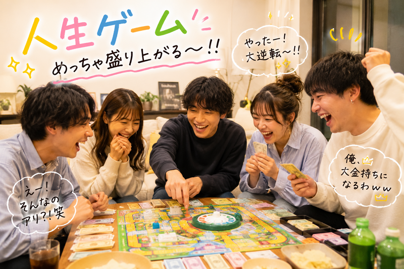 20代限定！人生ゲームで盛り上がろう🔥