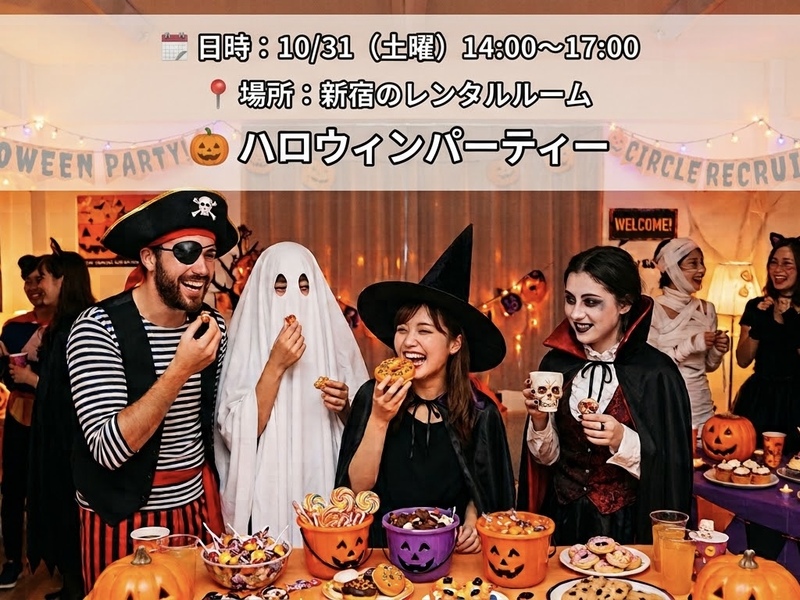 新宿でハロウィンパーティー！！