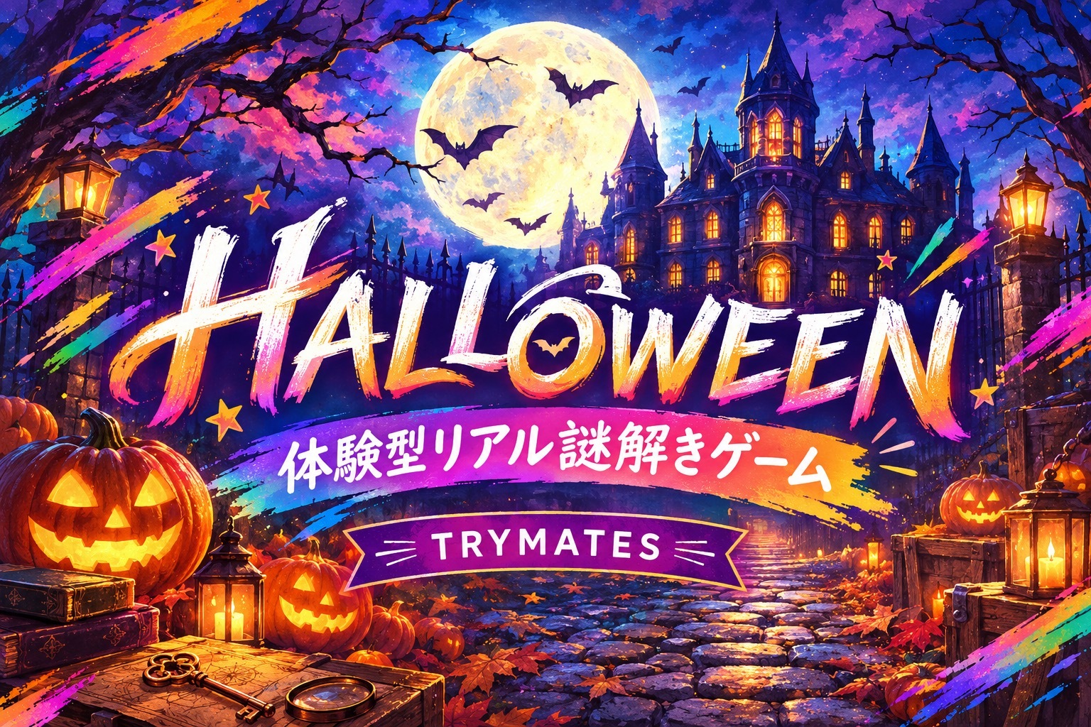 🩷【U34】 🎃 ハロウィン特別企画👻 体験型リアル謎解きゲーム✨