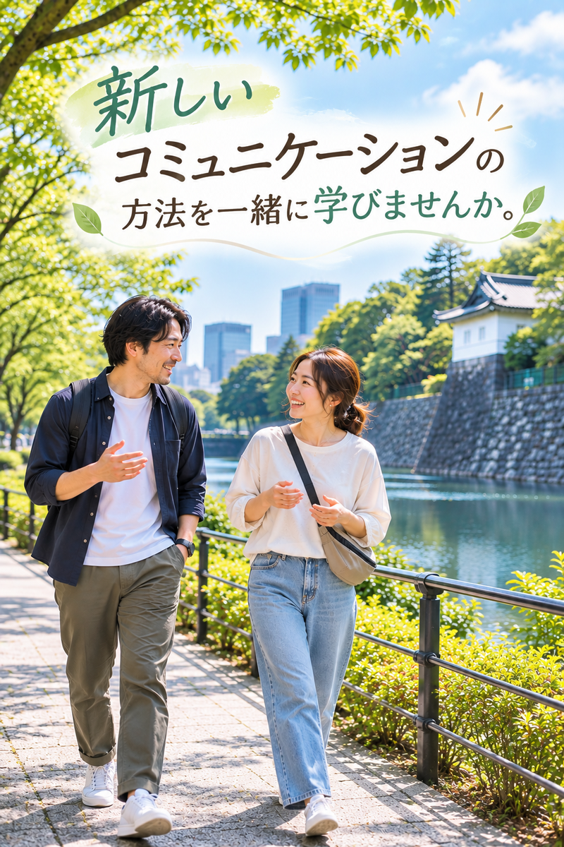 横並びで歩きながら楽しくコミュニケーションを学びませんか？
