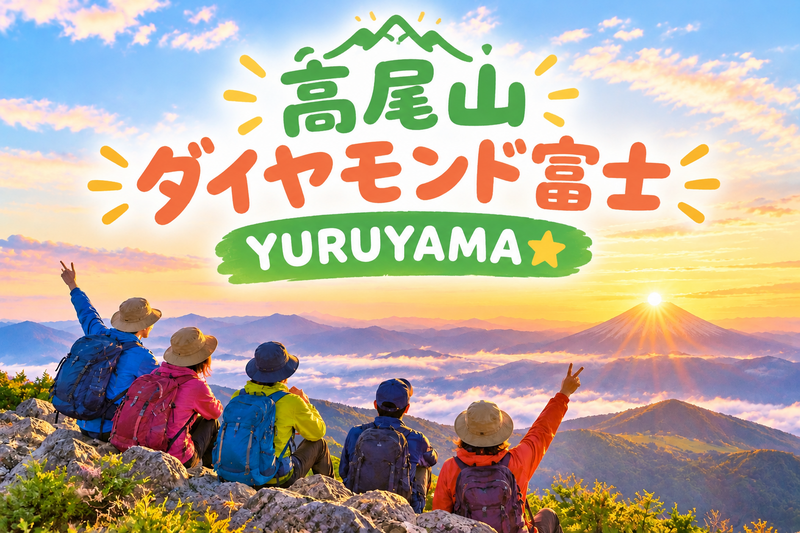 12/19　【この時期限定】高尾山×ダイヤモンド富士！冬の絶景を見に行こう！