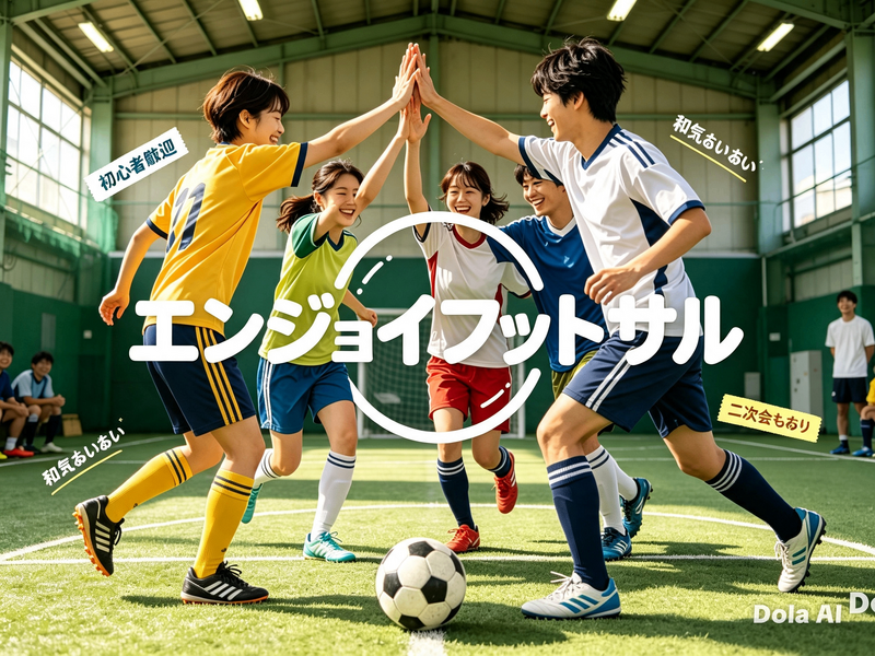 【20~32歳・飯田橋】エンジョイフットサル⚽️