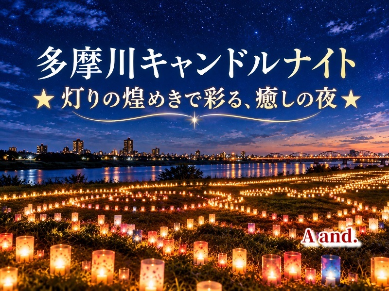 【多摩川キャンドルナイト★灯りの煌めきで彩る、癒しの夜⭐️】