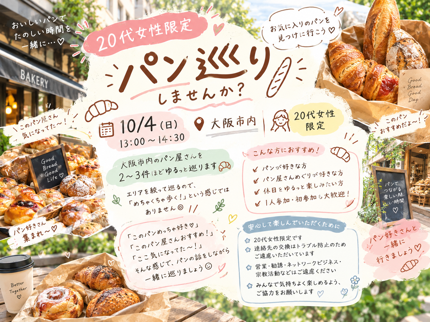 🥐🥖 パン巡りしませんか？♡