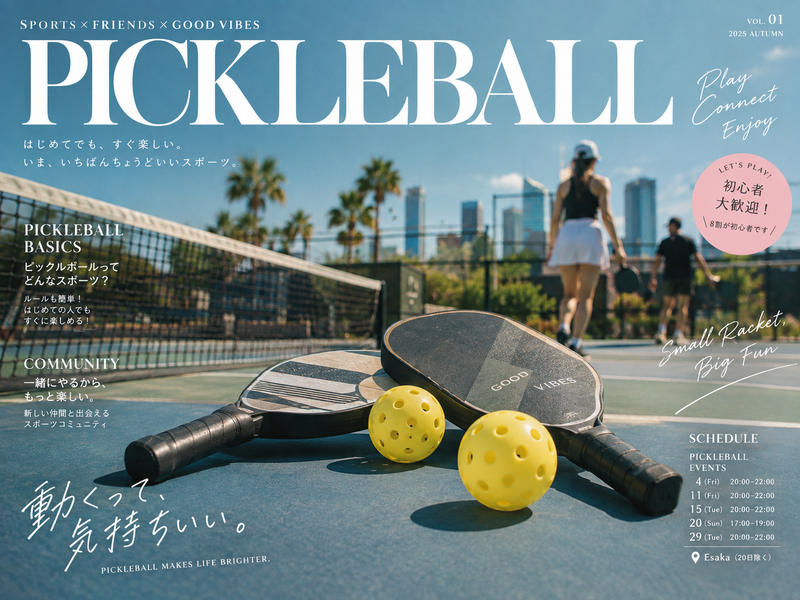🏓10/4 18-20時 ピックルボール in 江坂