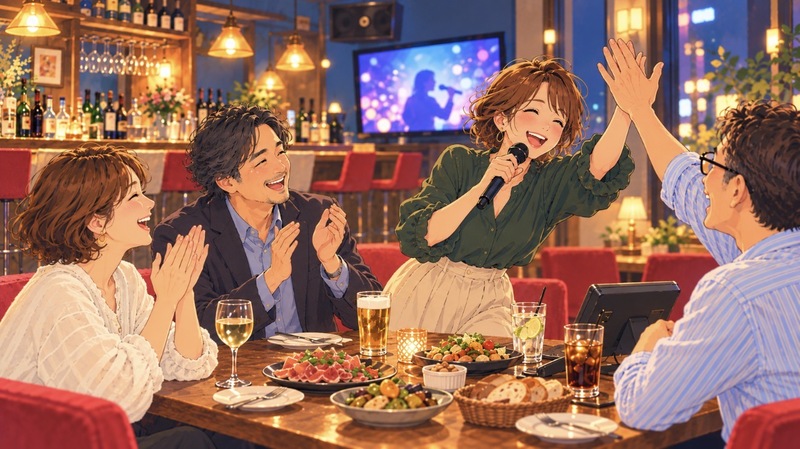 【四谷三丁目｜料理が本気のビストロスナックで、ごはんとカラオケの夜🎤🍷】
