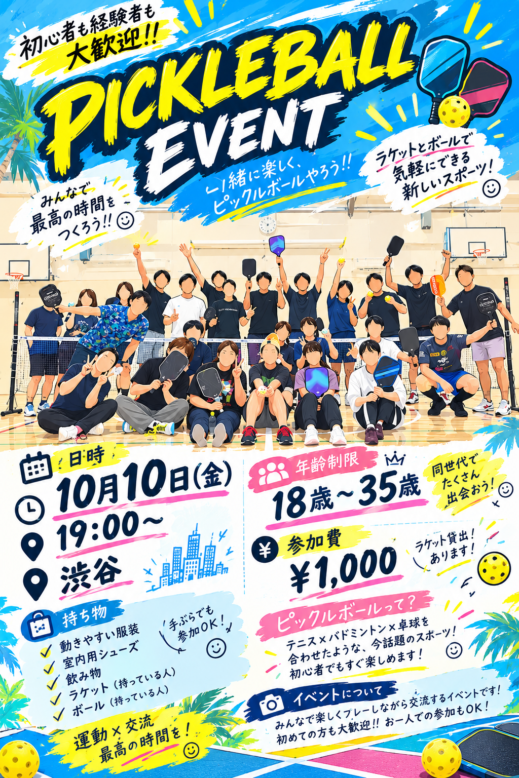 今どハマり中　ピックルボール🏓