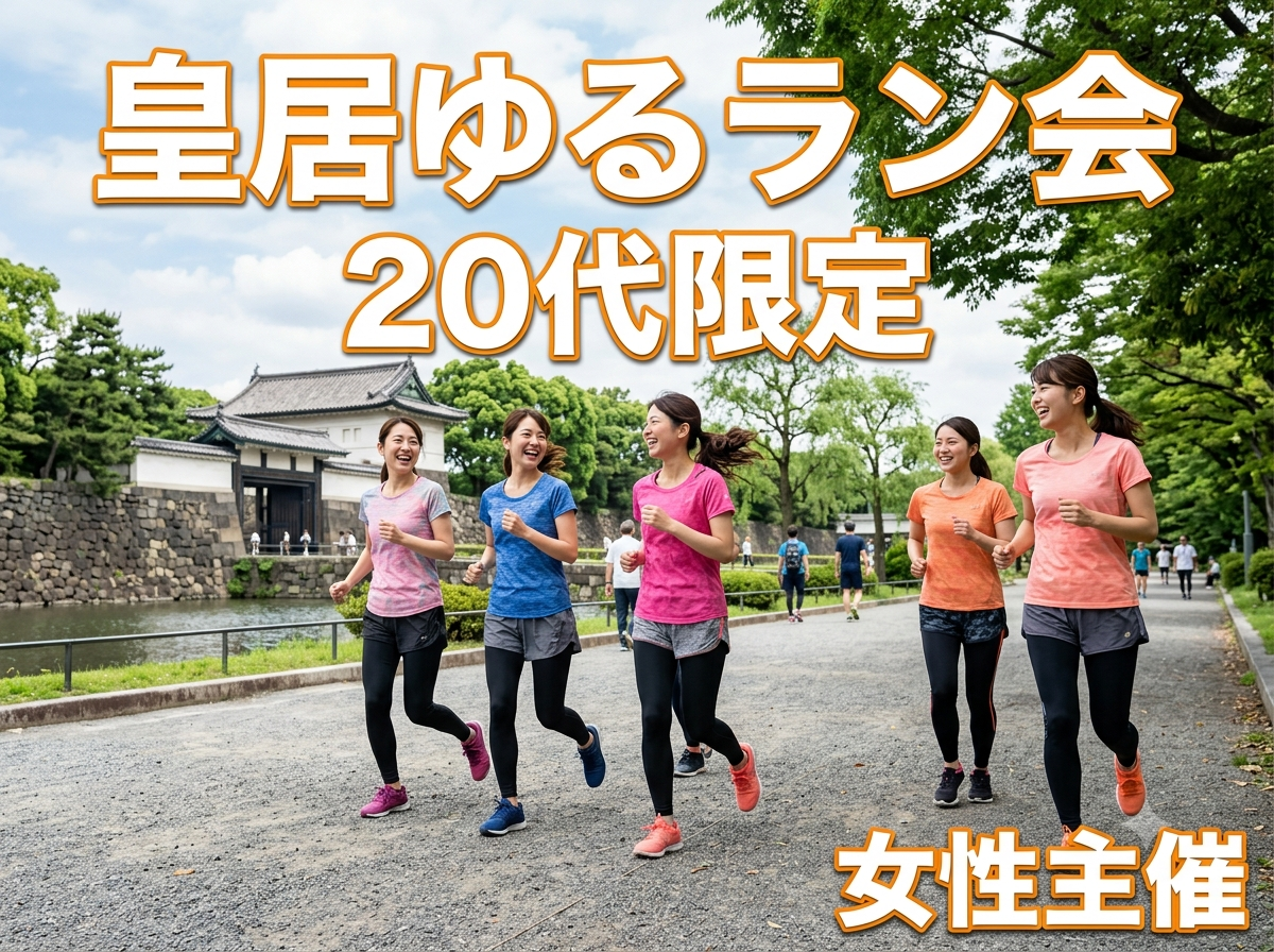 【10/8(木)19:30開催】皇居ゆるラン🏃‍♀️20代限定・女性主催のリラックスラン！残りわずか✨