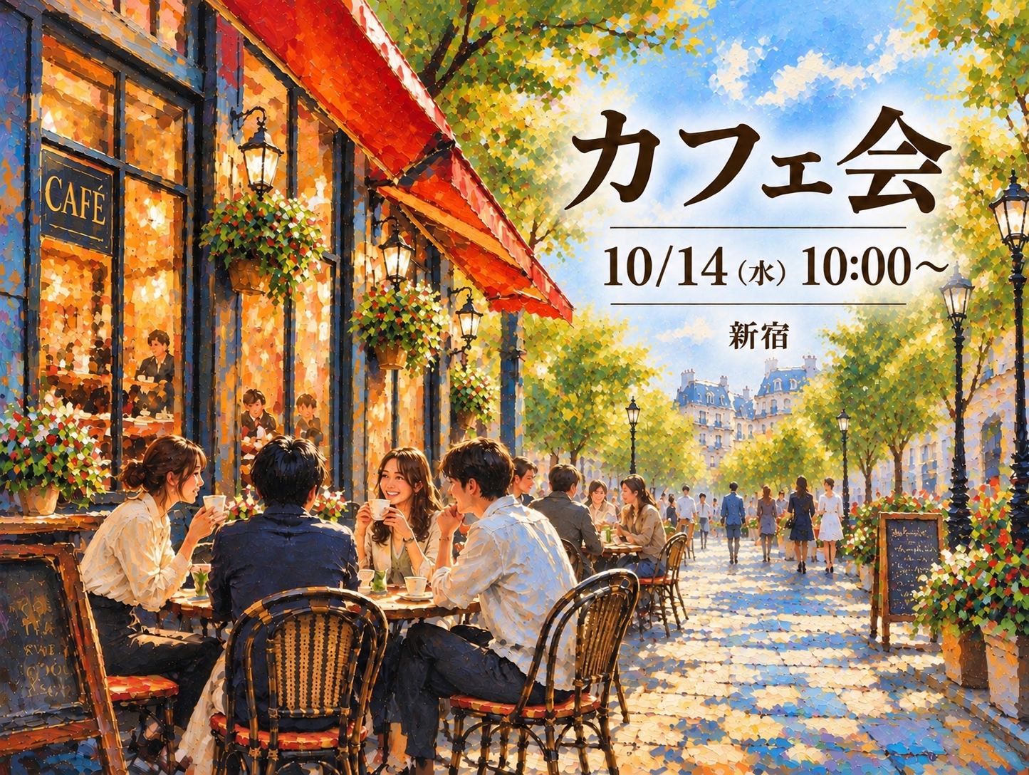 ☕️カフェ会｜水曜日の朝を、いつもよりちょっと特別な時間に。