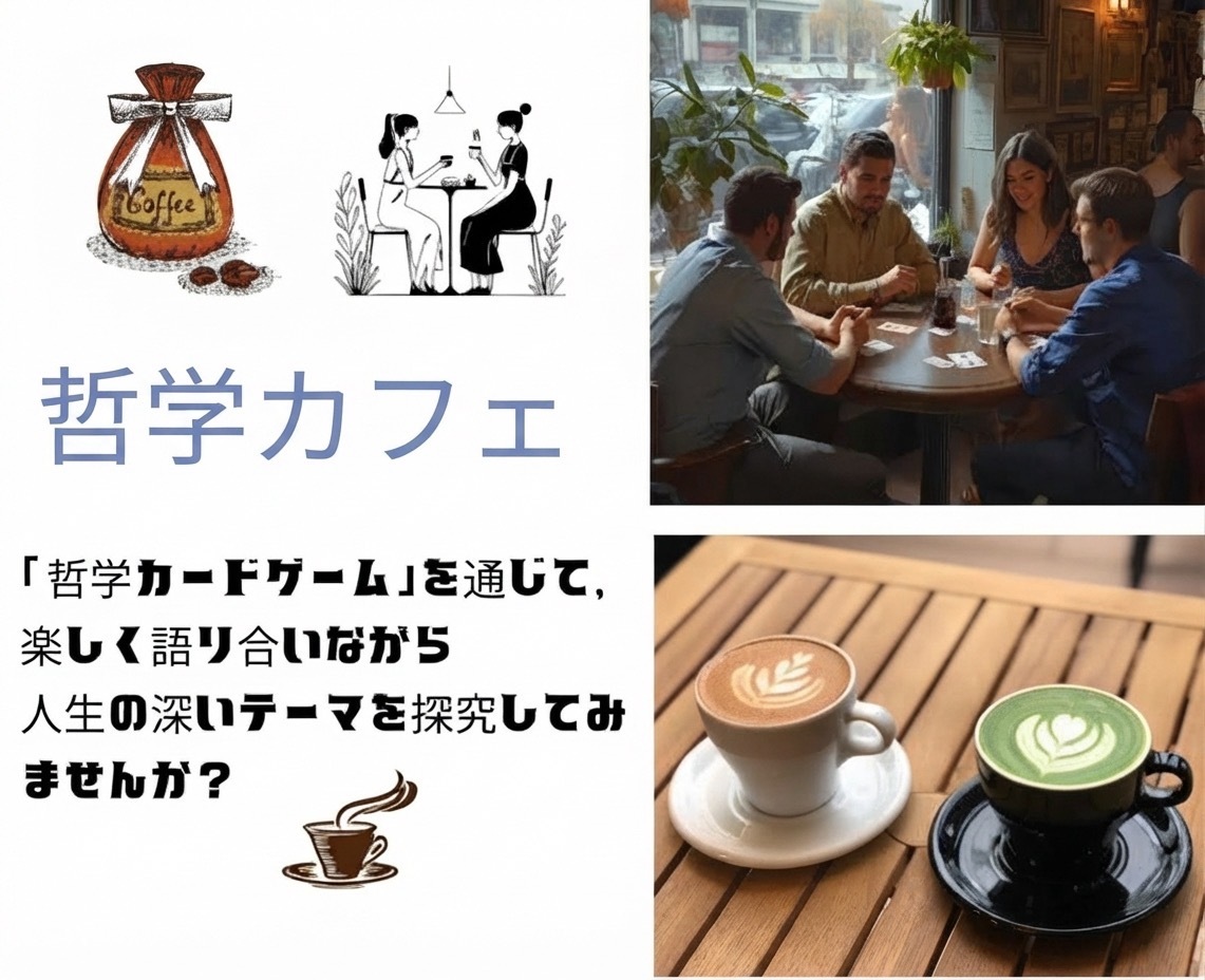 気軽に楽しくおしゃべり！「哲学ゲーム」交流会☕️