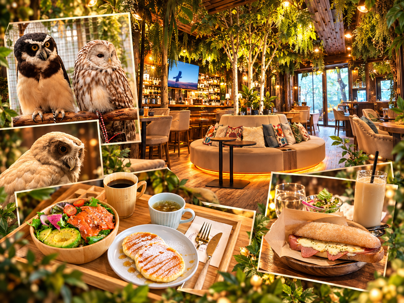 【新宿】森のような癒し空間🌿フクロウのいるカフェで朝カフェ会☕️（初参加歓迎）