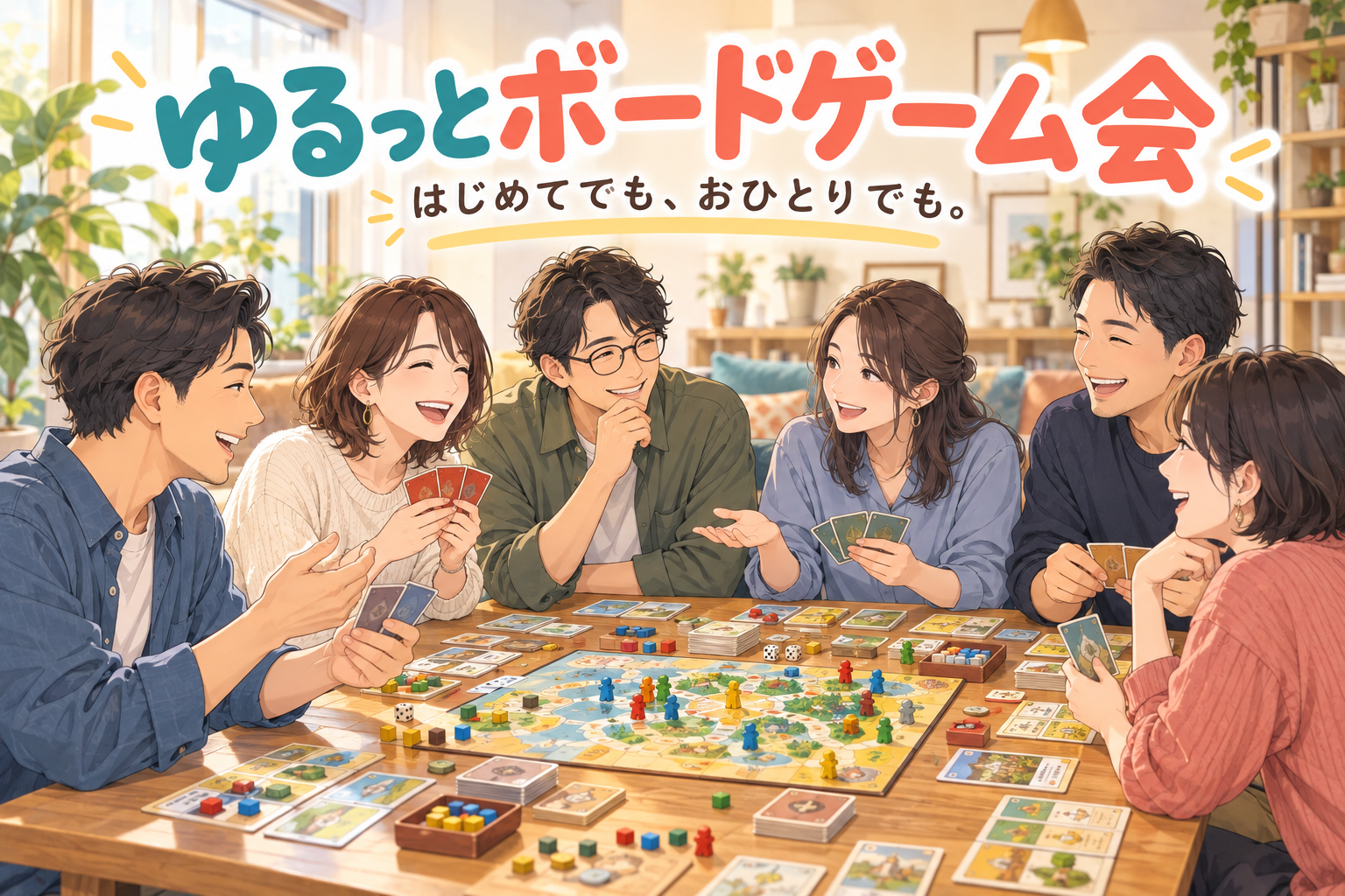 お仕事終わりにゆるっとボードゲーム会