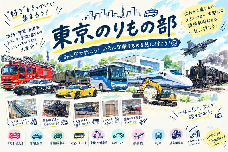 🚒 知らなかった消防車の世界！「消防博物館」に行ってみよう！！
【20代限定｜1人参加・初心者大歓迎！】