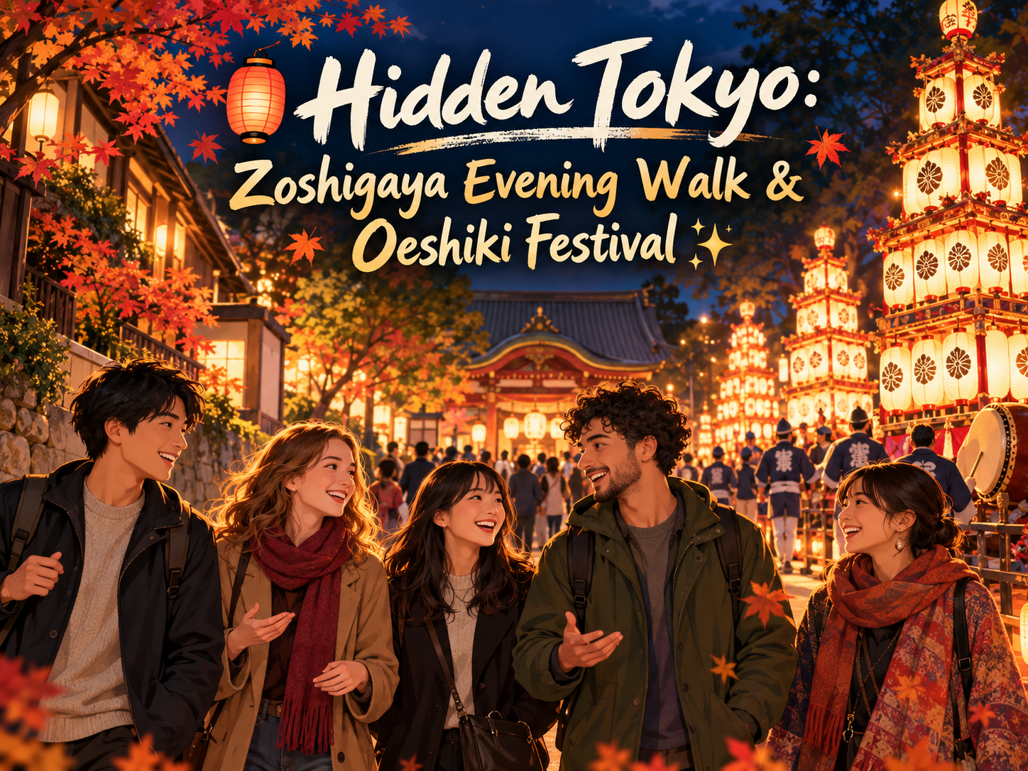 🍁【10/18開催】雑司ヶ谷さんぽ＆御会式｜街歩きしながら友活・国際交流🏮