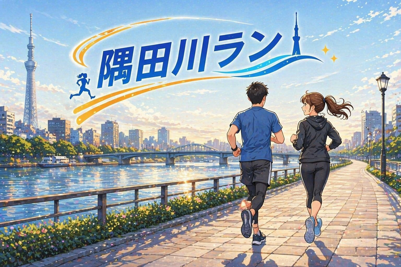 〈平日夜開催〉隅田川ランニング会♪