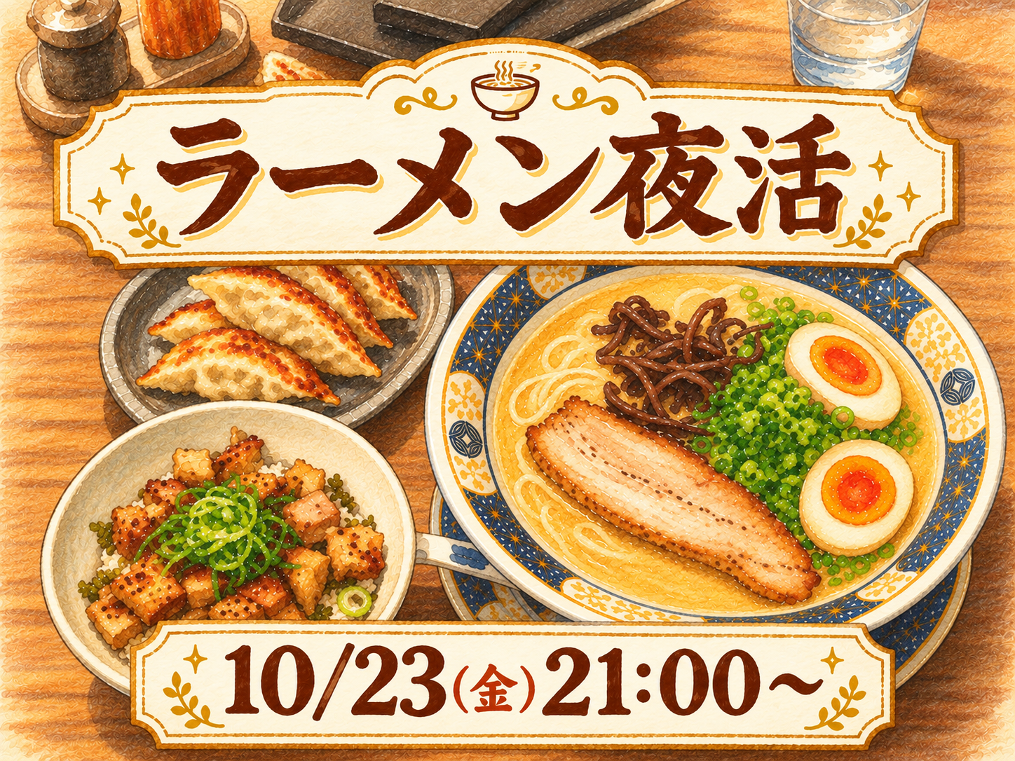 ラーメン夜活しませんか🍜🌃