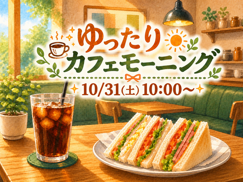 ゆったりカフェモーニング☕️‪🔆‬