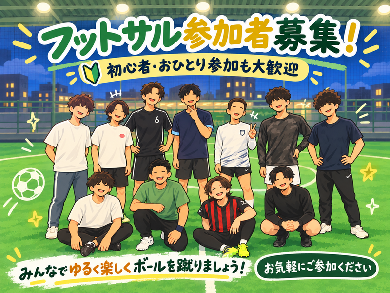 しっかりエンジョイ！フットサルイベント@森ノ宮