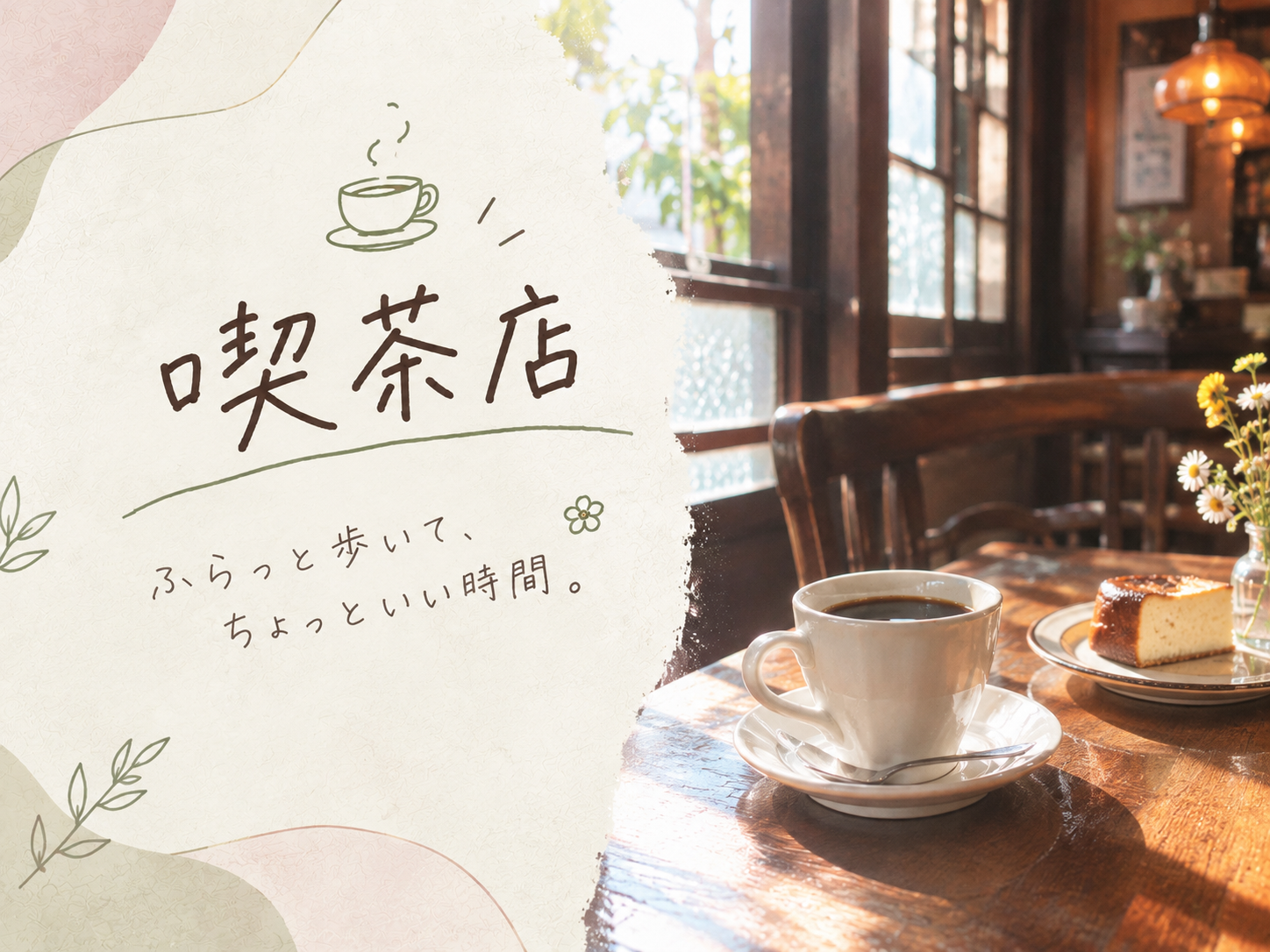 【女子会】喫茶店で、ちょっとゆっくり過ごしませんか？ ☕️