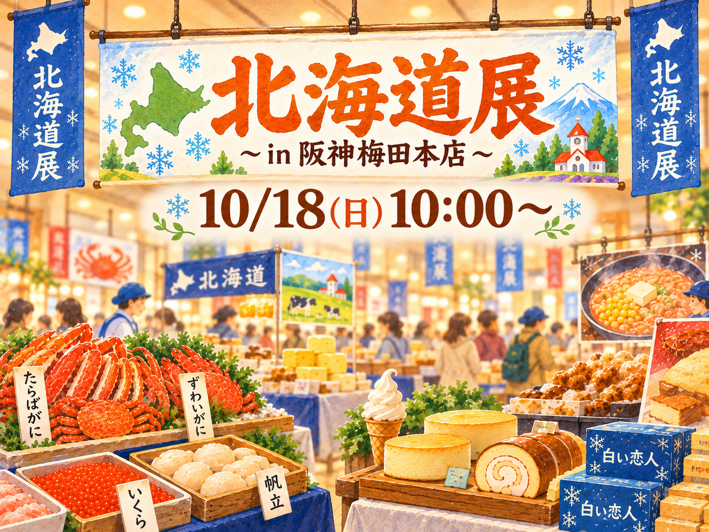 秋の北海道展〜in阪神梅田本店〜🍁