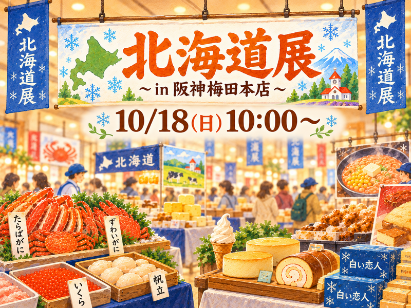 秋の北海道展〜in阪神梅田本店〜🍁