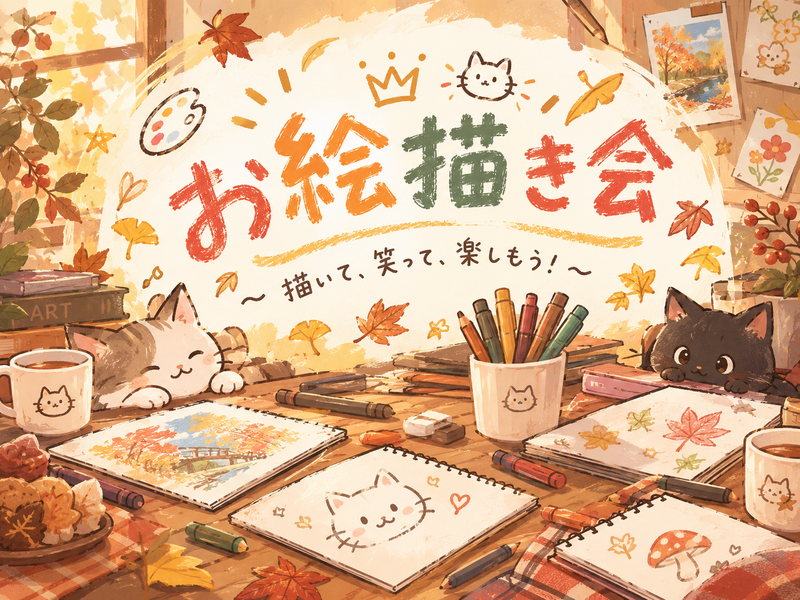 芸術の秋！秋のお絵描き会🎨🍁