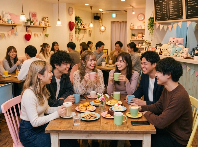 上野・サンリオキャラクターズガーデンカフェ🎀 サンリオ好き限定！キャラクイズで盛り上がる友達づくり🎀