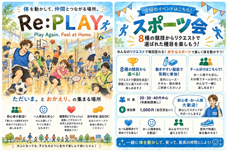 第二回！ゆるフワッとエンジョイなスポーツ会