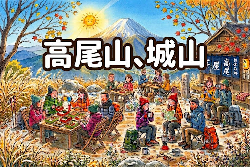 【登山初級者歓迎】【たまトレオリジナル年末企画】12月26日高尾山〜城山 年末クリーンハイク　なめこ汁と天狗焼で登り納め