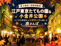 【小金井｜初参加歓迎】江戸東京たてもの園＆小金井公園✨レトロな街並みと幻想的な光を楽しむ夜さんぽ