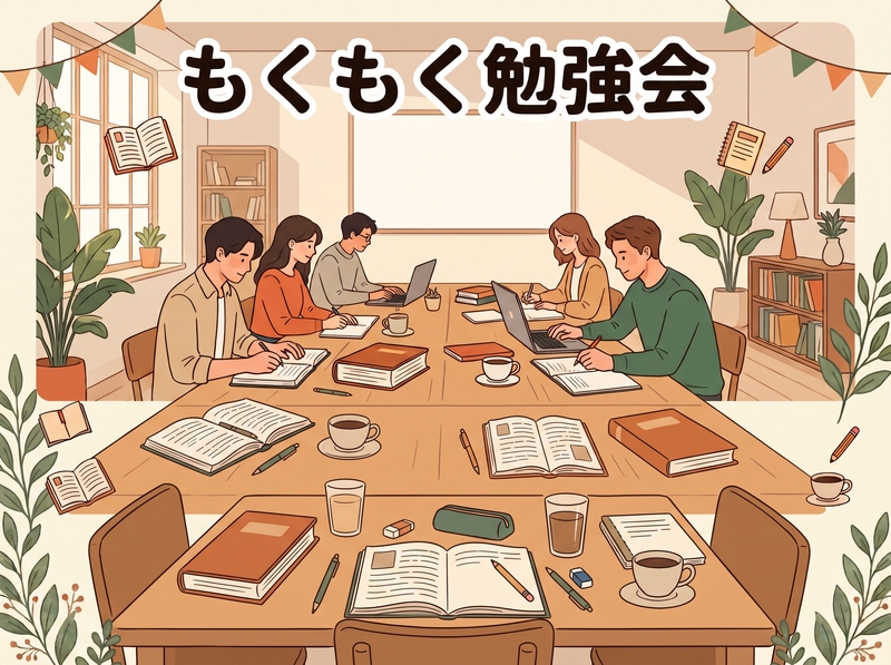 【梅田開催】みんなで集中！もくもく勉強会📖☕️