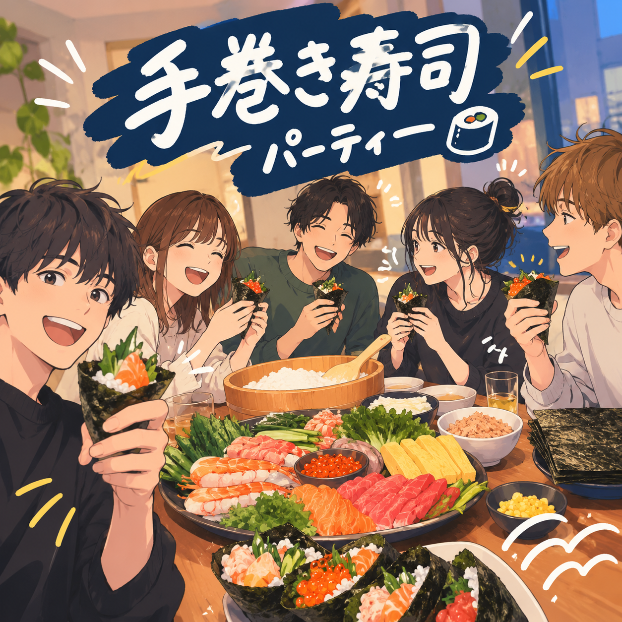 🍣 手巻き寿司大会 🍻 〜みんなでワイワイ楽しもう！〜
